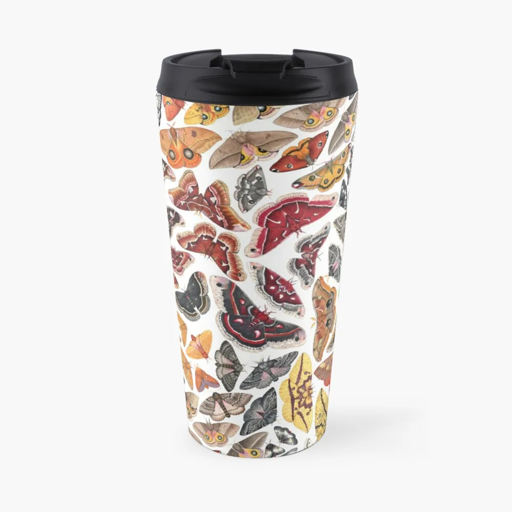 

Saturniid Moths of North America Pattern Travel Coffee Mug Large Cups For Coffee Coffee Glasses