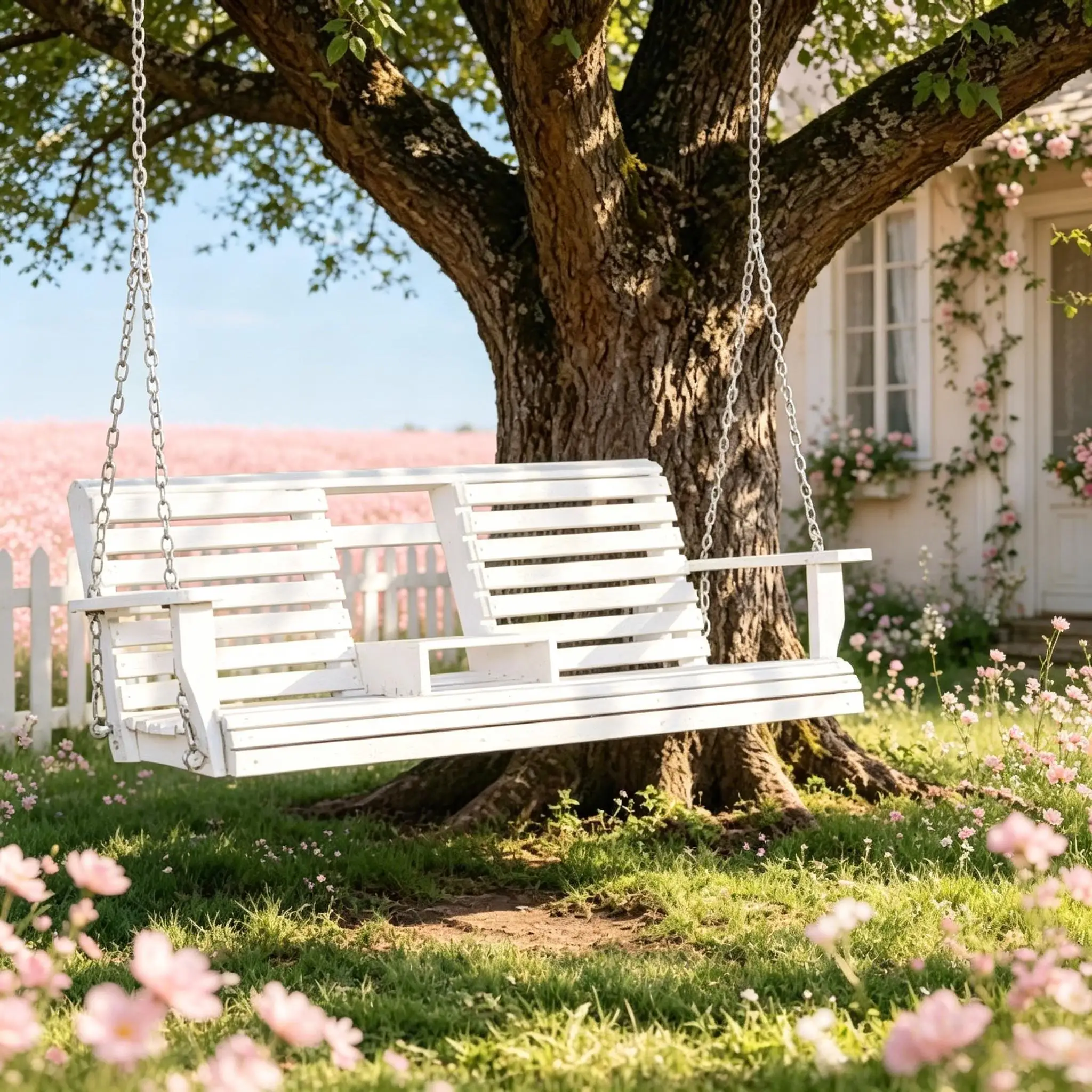 Wooden Porch Swing 2