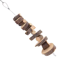 Jouet à mâcher pour petits animaux de compagnie, hamster, lapin, bâtons en bois naturel, chinchilla, cochons d'inde, escarpins, jouet de meulage des dents, fournitures pour animaux de compagnie 2