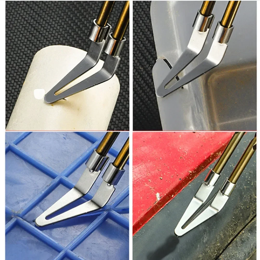 3/5pcs Welding Repair Smooth Heads For Plastic Welding Tool Soldering Repair Iron 50mmx20mmx5mm For PP Plastic Pipes plastic welding head