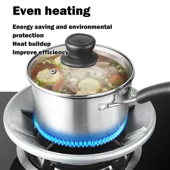 Home Gas Stove Fire Wind Proof Energy Saver Wind Shield Bracket Fire Cover Windproof Stand Kitchen Cooker 5