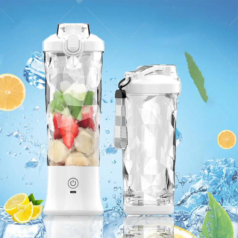 Miniexprimidor portátil de frutas, Licuadora eléctrica con correa, carga USB, 150w, 18000-20000r/min, batidos y Licuadora