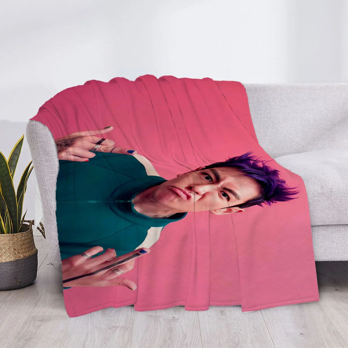 Star Blanket Choi Seung Hyun Sofa Blankets & Throws Luxury Cover Knee Fluffy Soft Microfiber Anime Throw Child Cute Children's 6