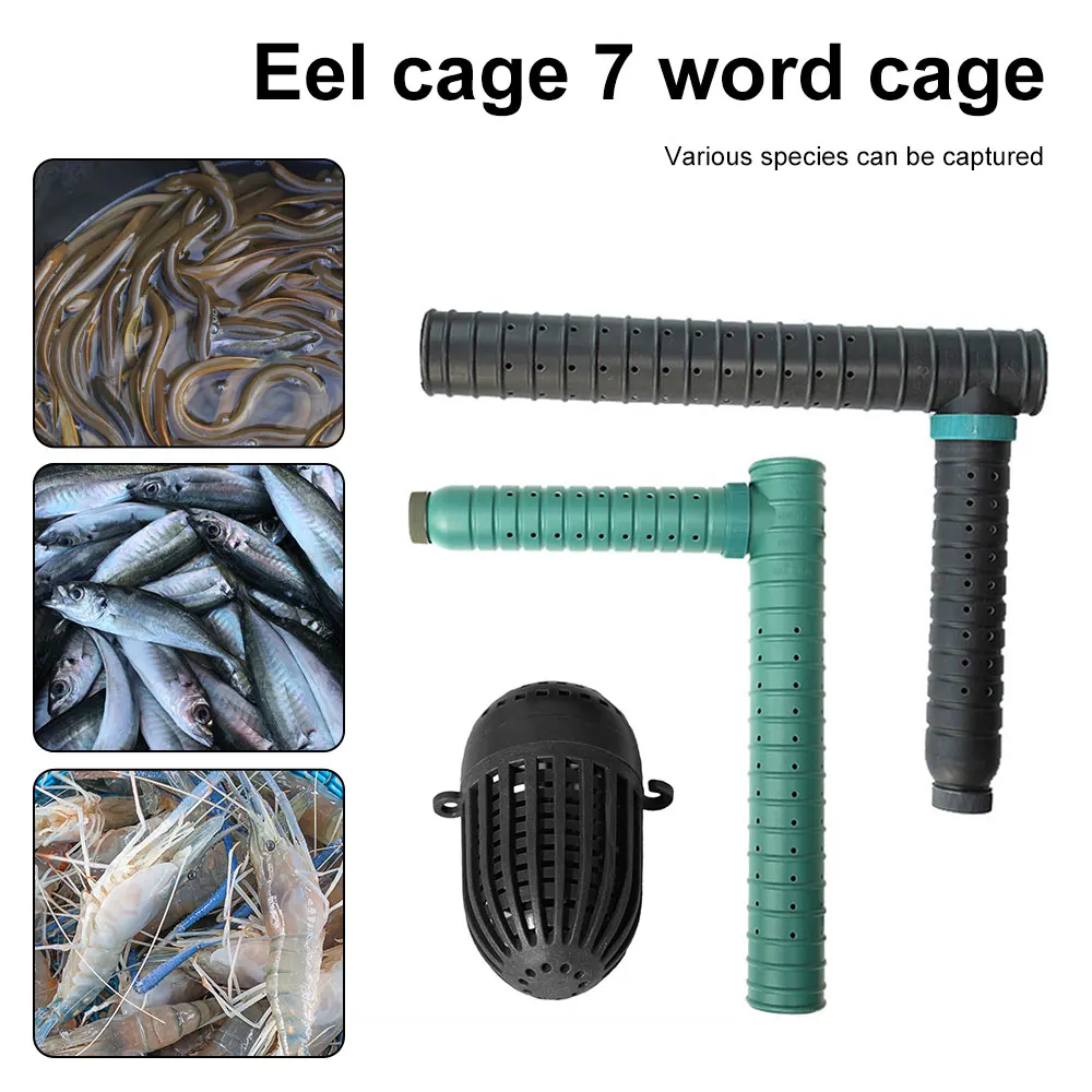 Trumpet shaped Eel Cage Eel Loach Trap Fishing Cage Automatic