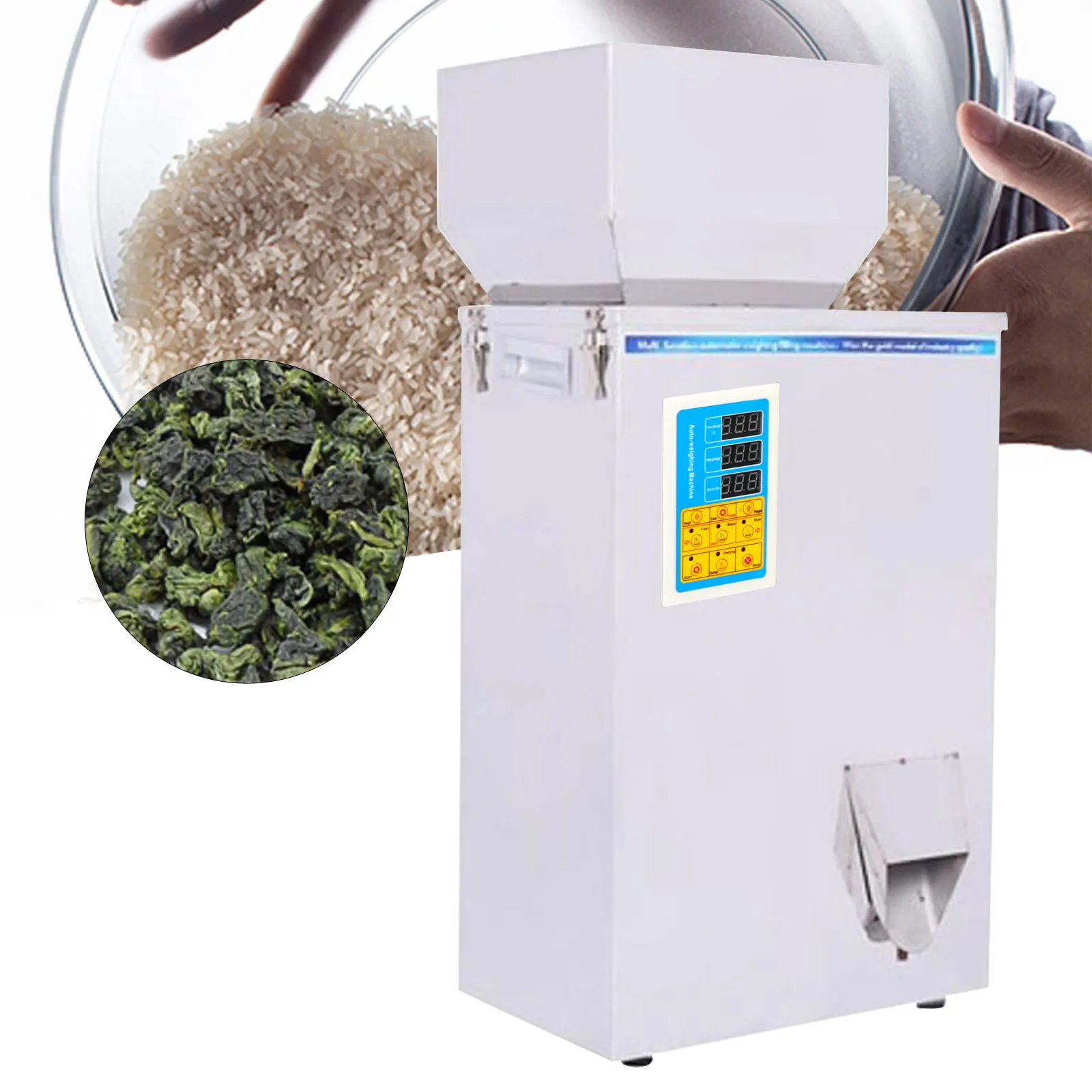 Multifunctional Packaging Machine Auto Particle Filling Machine Cereal Grain Tea Weighing Filler for Medicinal Material Spice