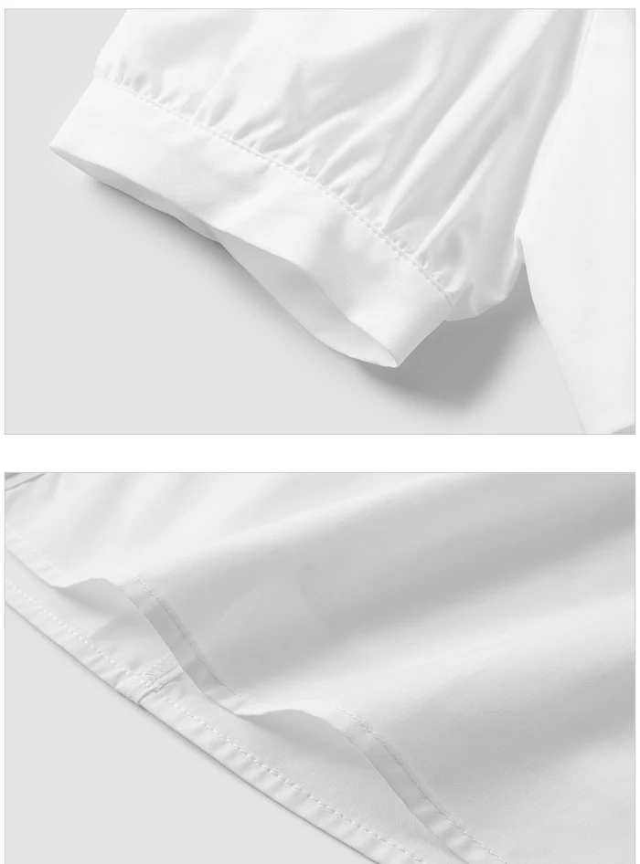 Dress Women Puff Sleeves Sweet Gentle Summer New Temperament Solid Color Exquisite Shirt Dress