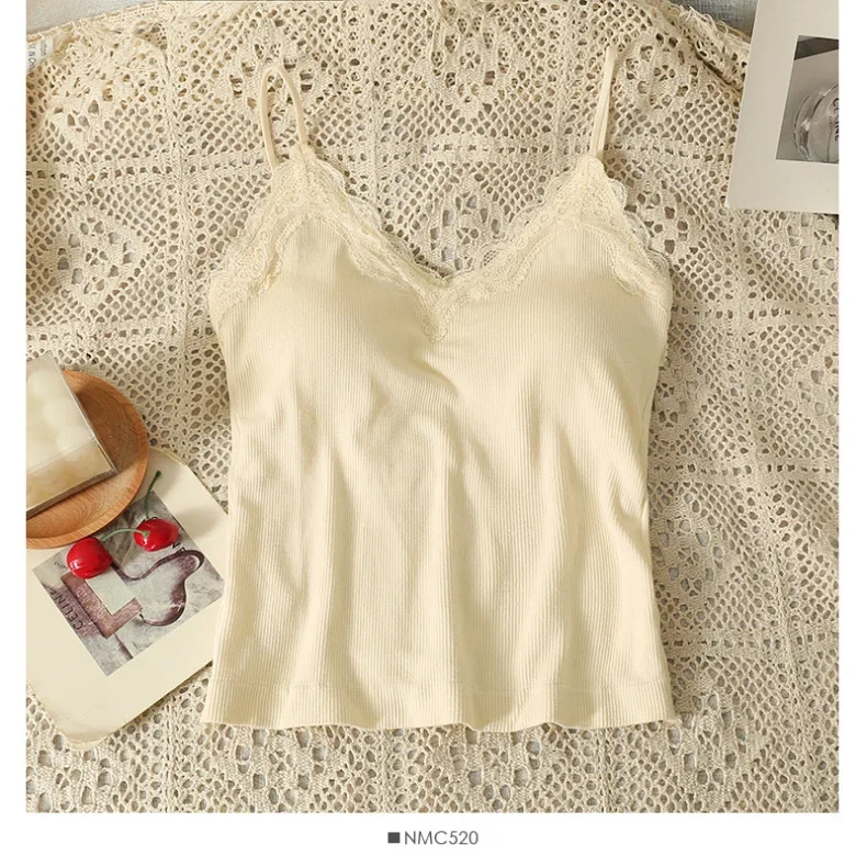 ตัวเลือกสินค้า 2025 CoquetteY2kเสื้อผ้าเกาหลีLace Tank Topผู้หญิงCroppedน่ารักCamisเซ็กซี่เสื้อสีขาวหญิงแขนกุดเสื้อกั๊กสีดําฤดูร้อน