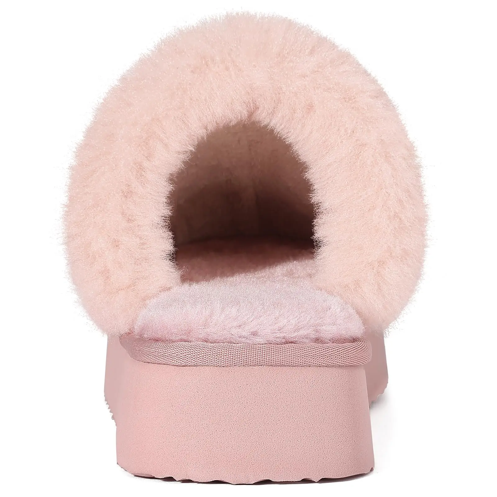 Shevalues Winter-Plüschfutter, Damen-Hausschuhe, dicker Boden, rutschfest, für Zuhause, warme Baumwollschuhe, flauschige, gemütliche Damen-Hausschuhe – Detail 18