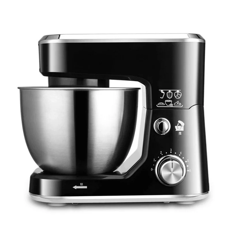 Home Small Chef Machine Automatic Multi-specification Mixer 6L Desktop Electric Egg Beater and Flour Mixer