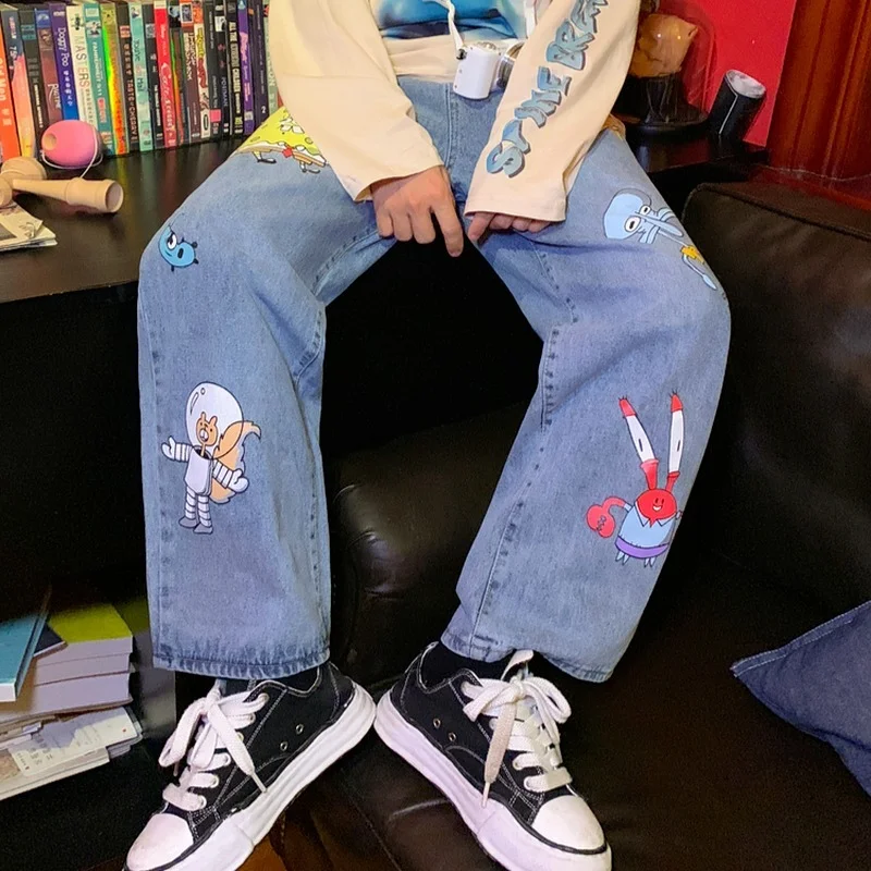 Уличные красивые брюки в стиле хип-хоп