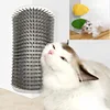 Pet Brush Comb Play Cat Toy Softer Cat Self Groomer Massage Comb with Catnip Cat Face Scratcher for Kitten Puppy Cat Accessories 3