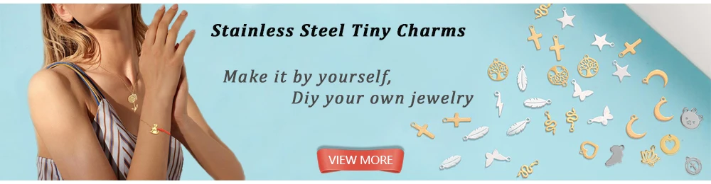 5 Stück Edelstahl Vierzackiger Stern Tiny Charms Anhänger für Schmuckherstellung Halskette Armband Ohrringe Zubehör DIY Geschenke – Detail 2