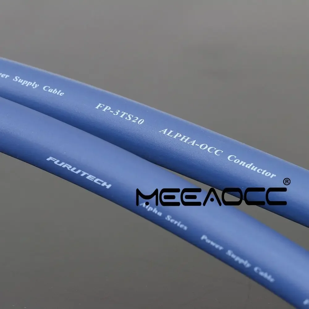 Furutech-FP-3TS20 occ電源ケーブル,青のリボン,hfiサウンド,occ 