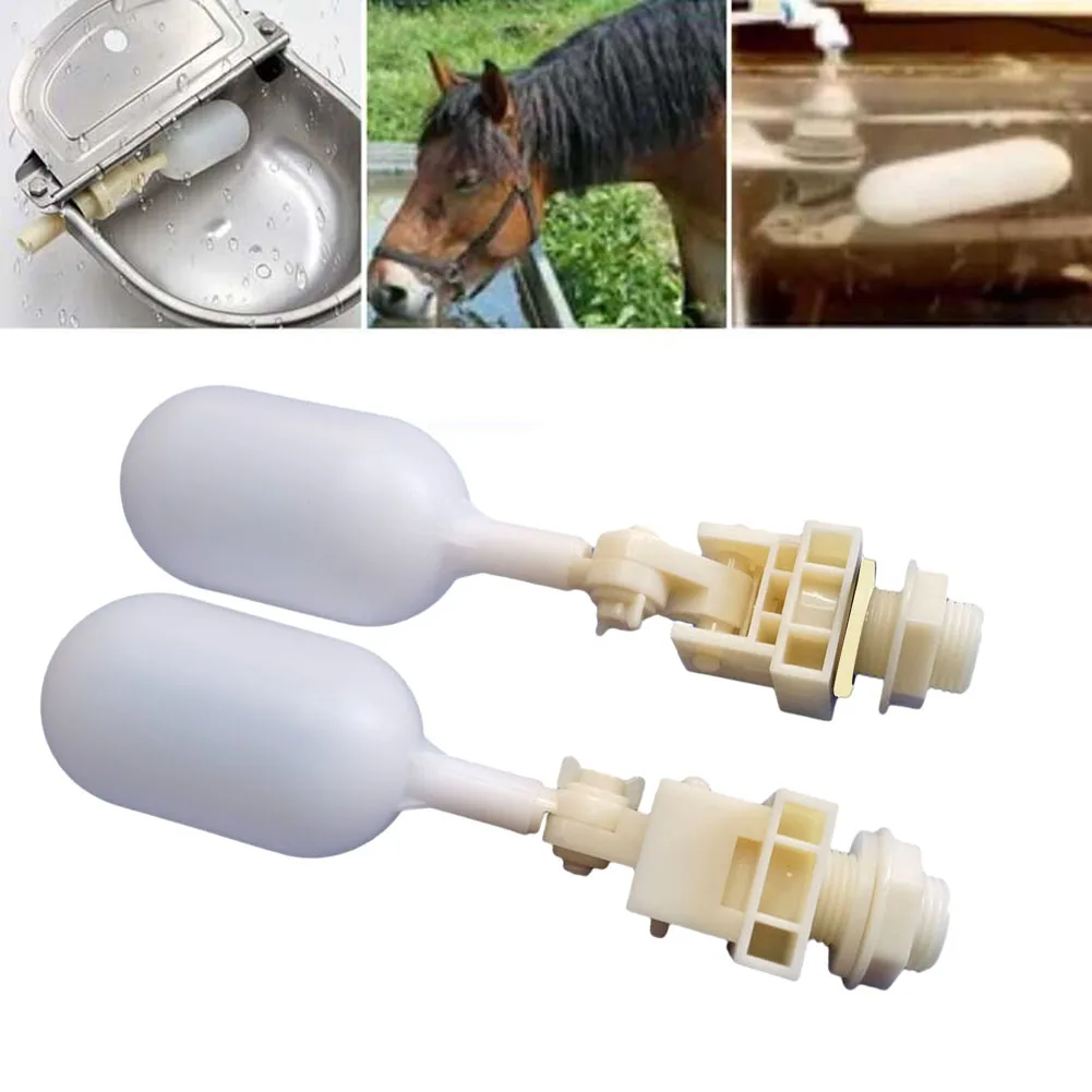 2pcs Automatic Water Level Control Valve Float Ball 0.02-1.0MPA Water Pressure Adjusting Tank Trough Pool Spa Hardware
