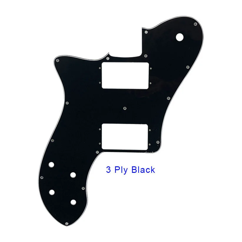 xinyue Custom Guitar Parts For US left handed Fd 72 Tele Deluxe Reissue Guitar Pickguard
