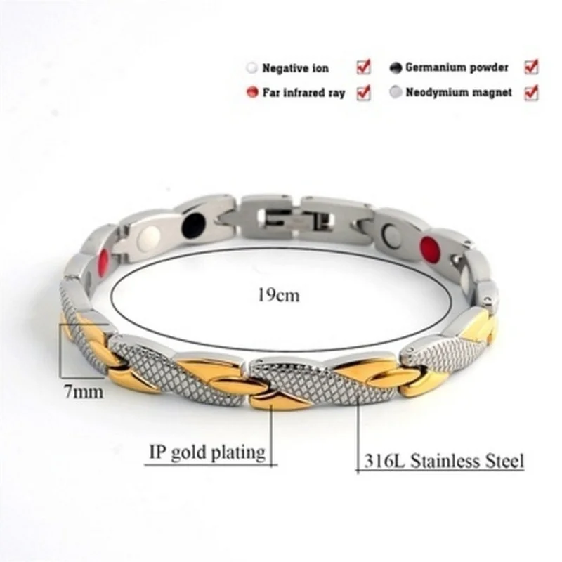 Dragon Pattern Twisted Magnetic Magnet Bracelet for Women Men Power Therapy Magnets Bracelets Bangles