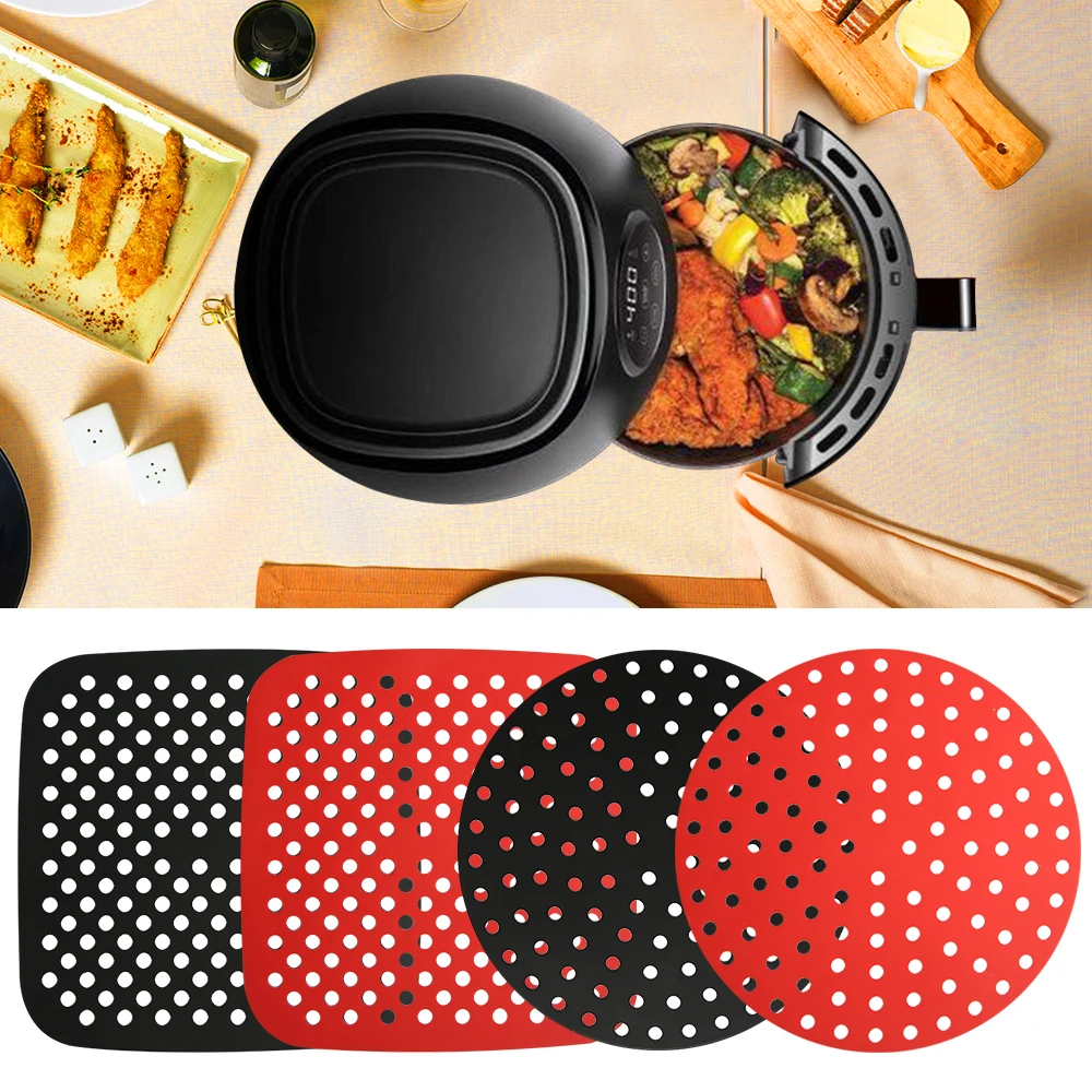 Silicone Baking Mat Air Fryer Silicone Lining Accessories Pad