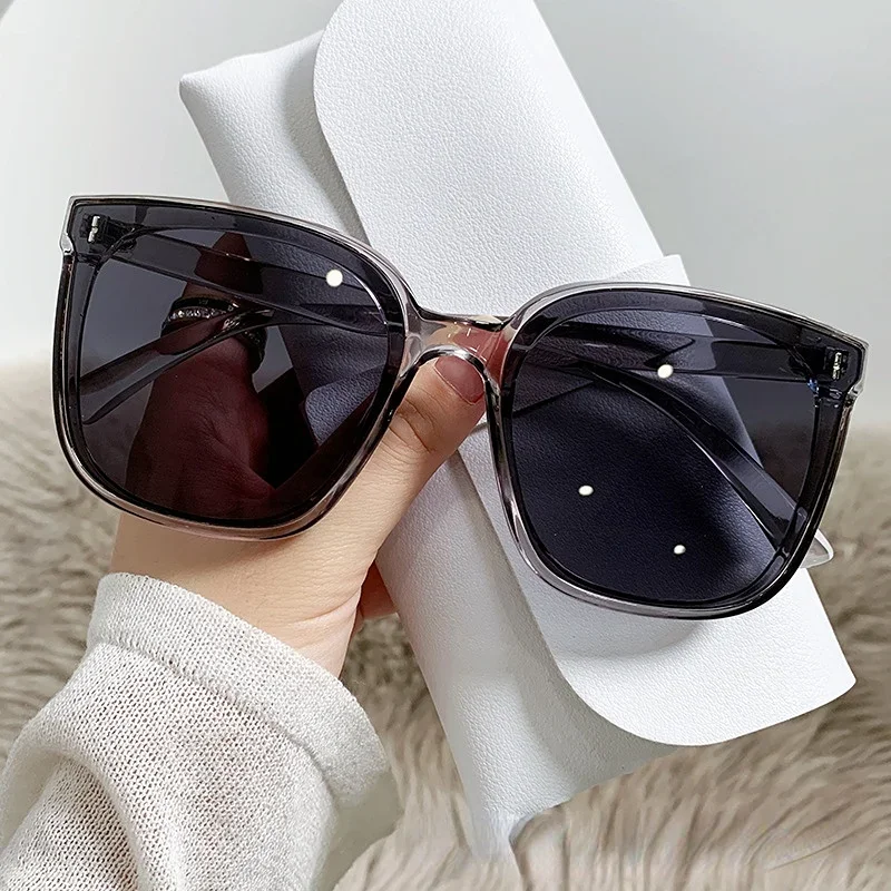 Women Large Frame GM Sunglasses Brand Designer Vintage Square Sun Glasses Female Classic Oversized UV400