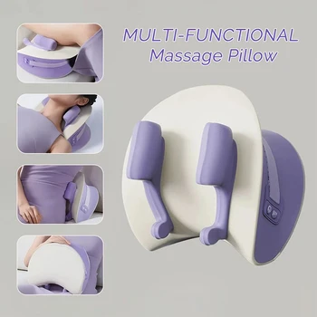 NUOVO Collo Massaggio Cervicale Cuscino Ricaricabile 6D ergonomico Collo e Spalle Massaggiatore Impastare Vita Gamba Trapezius Massaggio