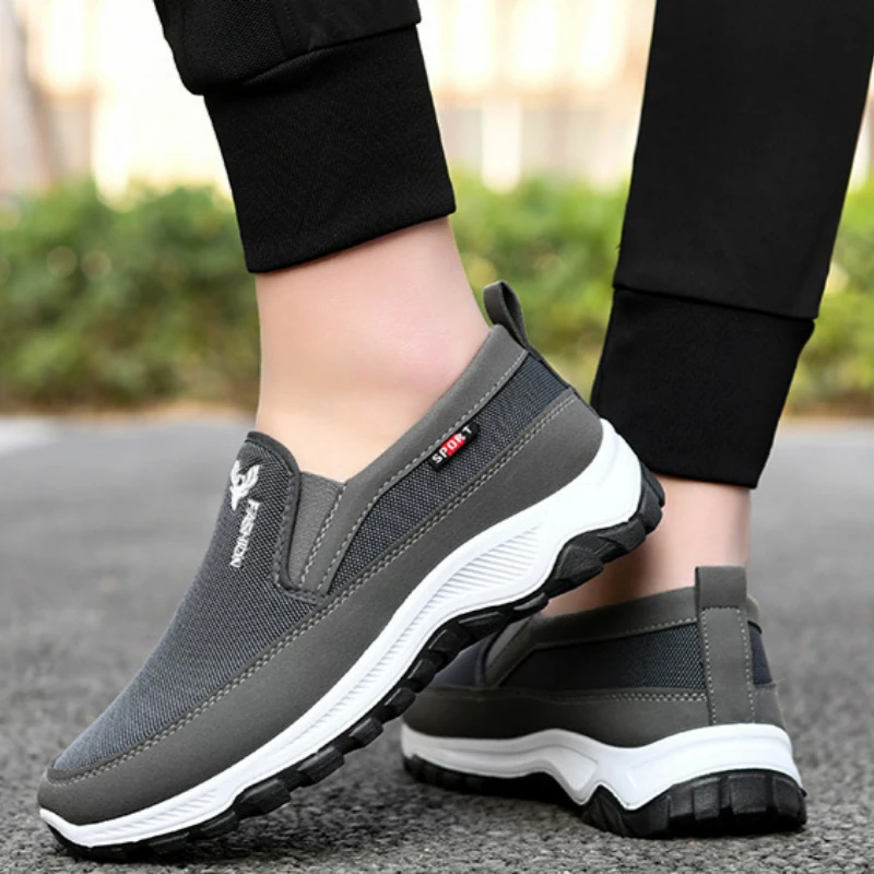 Breathable men's vulcanized shoes, summer mesh breathable hiking shoes, comfortable travel shoes suitable for outdoor activities 6