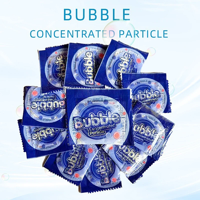 New Bubble Concentrate Particles Just Add Water Soapy Water Bubble Gun Accessories 10 Pack 2