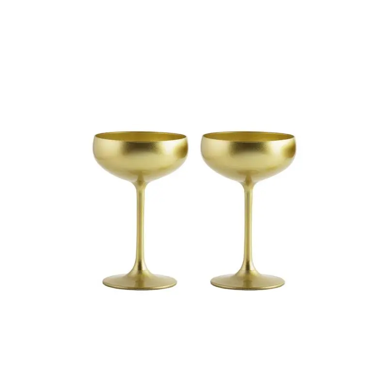 

Golden Glow: 7.8oz 2pk Glass Drinkware Set in Gold