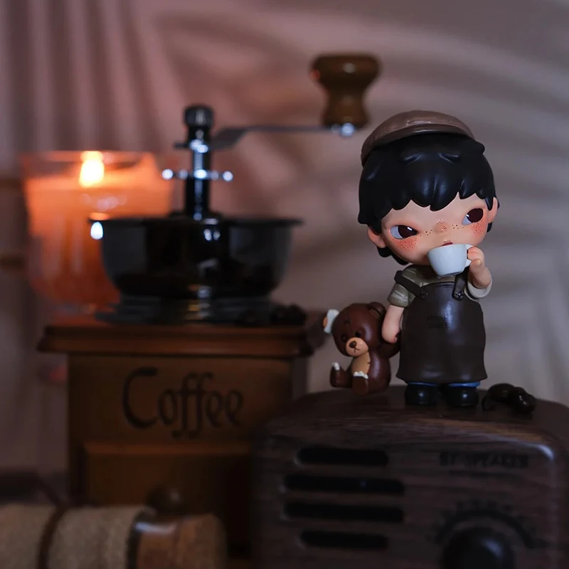 Authentic POPMART Hirono Coffee Series figurines blind boxes