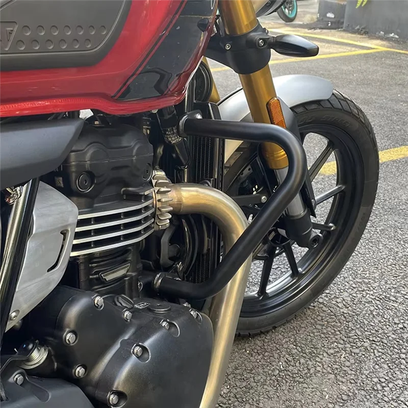 프로페셔널 모터사이클 프레임 보호 Fortriumph 스크램블러 400X 크래시 가드 모터사이클 부품