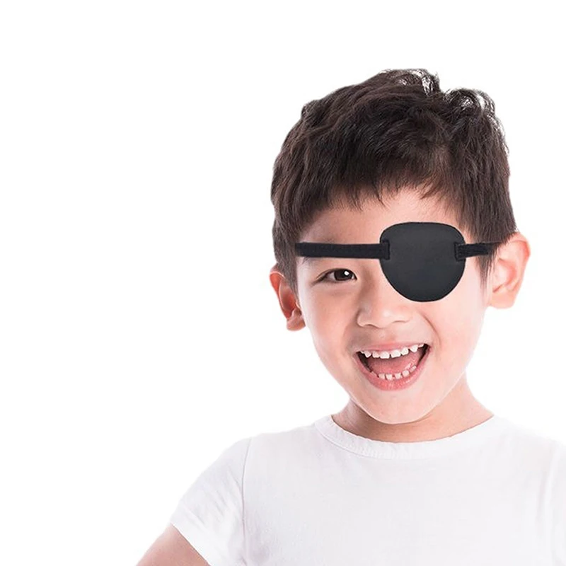 1 Stück Augenklappe Augenklappen für Erwachsene verstellbare weiche Amblyopie faule Augenklappen für linke oder rechte Augen, für Erwachsene und Kinder – Detail 7