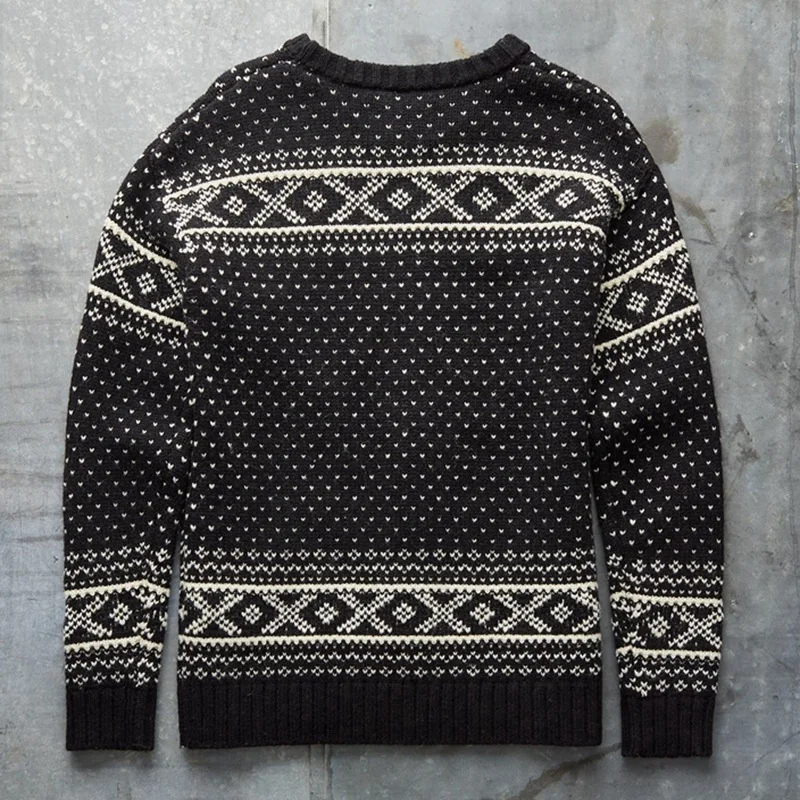 Men's Sweater 2023 Autumn And Winter New Round Neck Pullover Fashion Casual Large Size Sweater