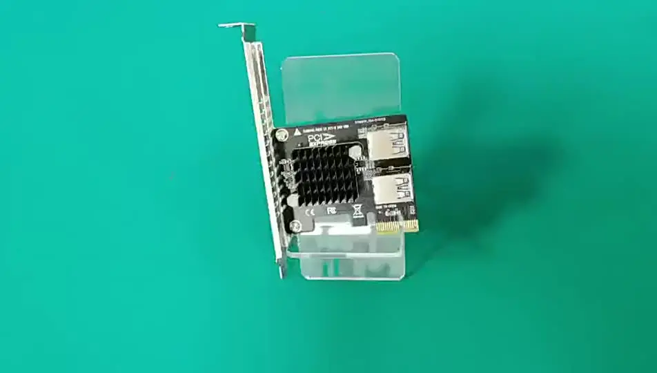 PCIe Riser Card 1x to 16x 4 Port USB 3.0 SPEEDIER