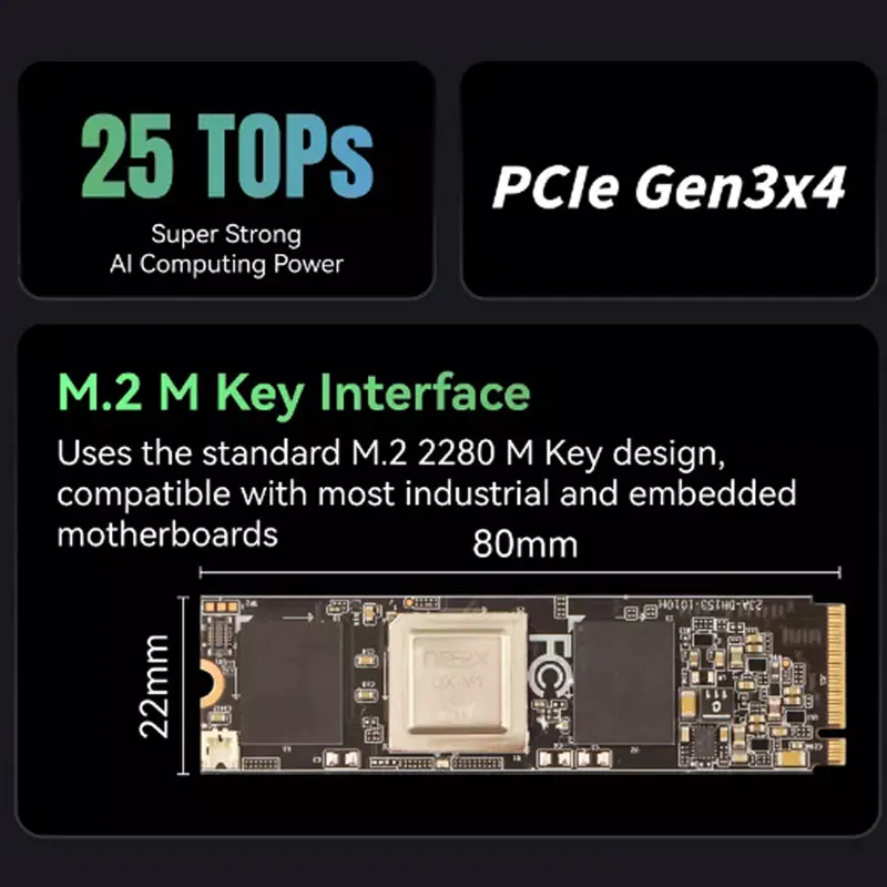 AICore DX-M1 25TOPS M.2 AI ���� ��� ��ǻ�� ���� ���� ���α׷���