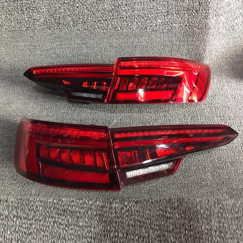 1 Pz Per Audi A4 B9 2017 2018 2019 2020 Led Posteriore Fanale Posteriore Alloggiamento Luce Freno Gruppo Lampada Di Retromarcia