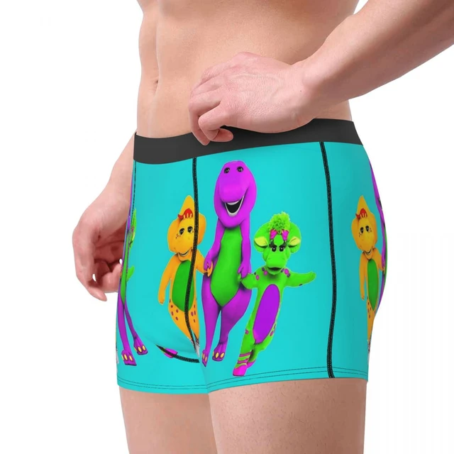 Dinosaur Dinosaurs Barney Friends Underpants Breathbale Panties Male  Underwear Comfortable Shorts Boxer Briefs - AliExpress