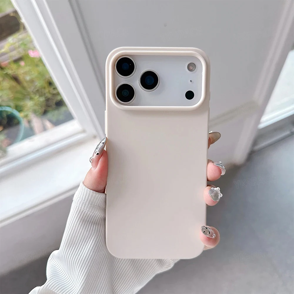 Luxury Soft Liquid Silicone Phone Case - 32 Vibrant Colors, Matte Frosted Finish