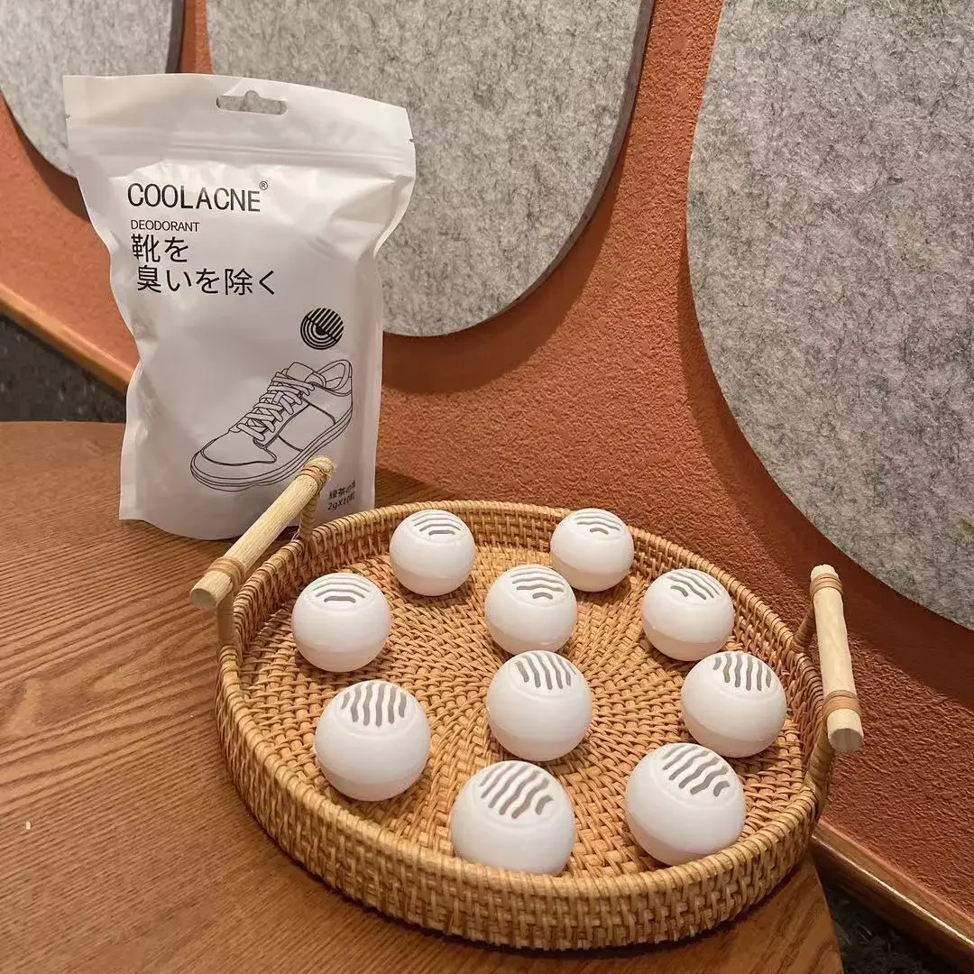 12Pieces Tea Fragrance Shoe Freshener Deodorizer Balls Foot Care Essential Accessory Daily Shoe Fresh Scent Ball