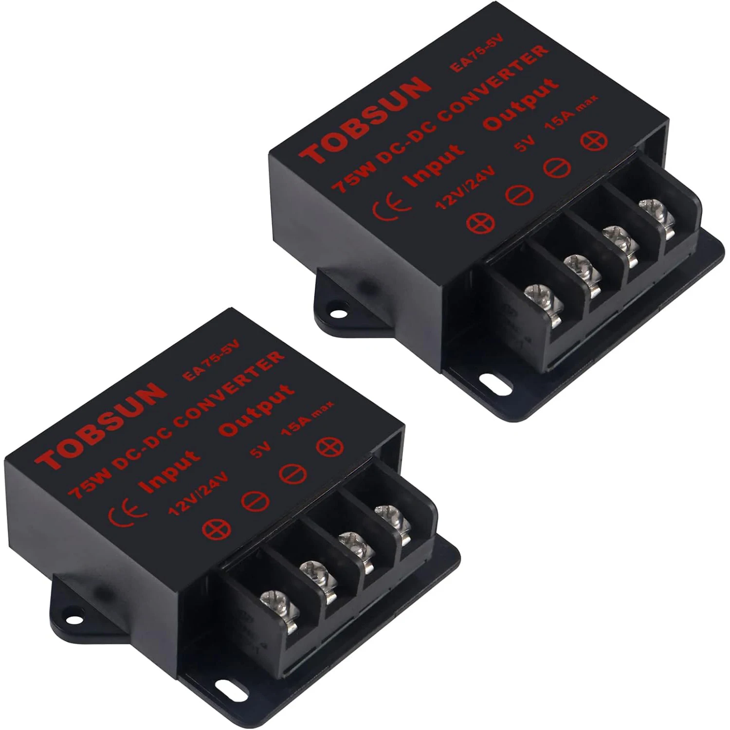 DC 전압 변환기 레귤레이터 DC 12V/24V를 DC 5V 15A 75W로 변환하는 전력 변환기 버크 트랜스포머 12V/24V-5V 15A
