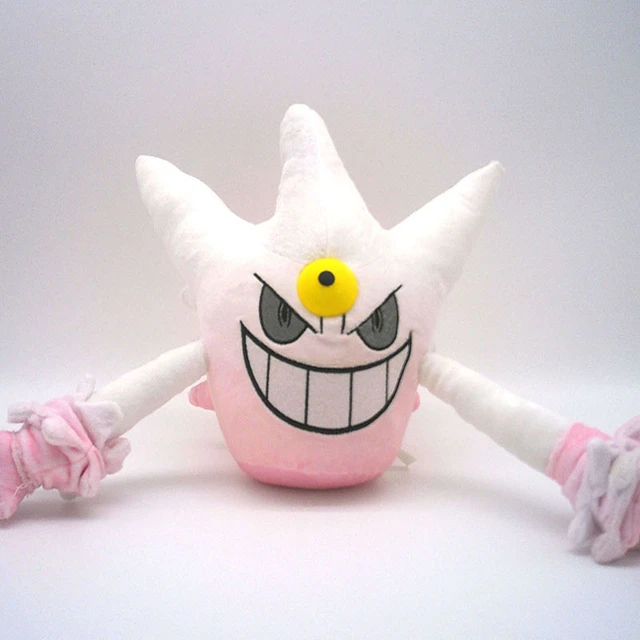 30CM Pokemon White Mega Gengar Evolution Kawaii Doll Shiny Color