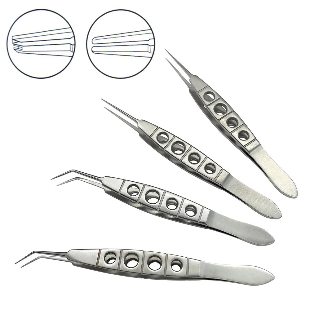 

Stainless Steel Teethed Forcep Ophthalmic Forceps108mm Ophthalmic Instrument 1pc