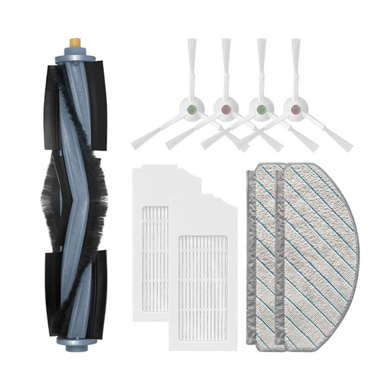 

Сменные аксессуары для робота ECOVACS T10 PLUS, основная боковая щетка, Hepa фильтр, тряпка, 1 комплект