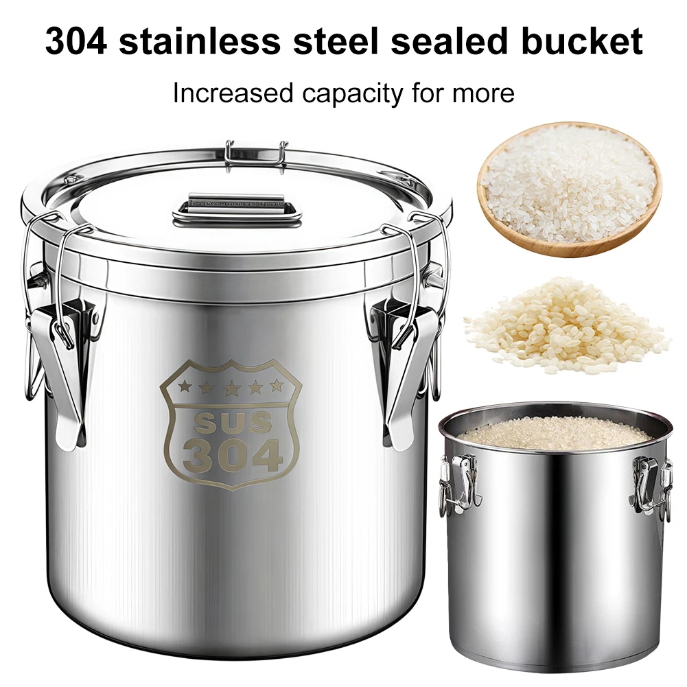 Stainless Steel Airtight Food Storage Canister