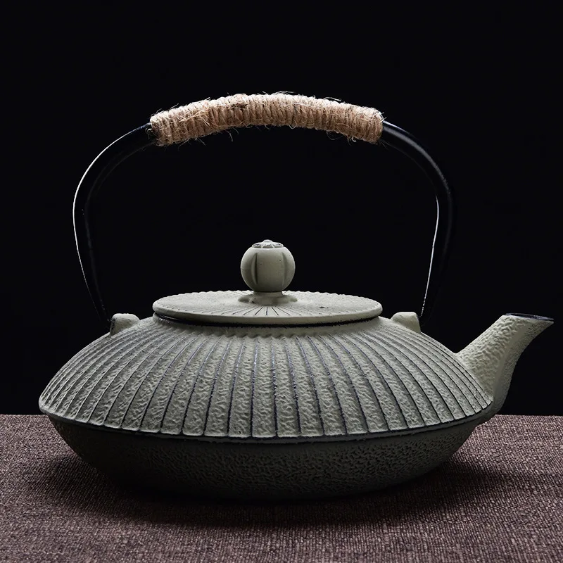 

Umbrella-Shaped Teapot Cast Iron Teapot with Strainer Iron Pot Boiling Water Tea Household Japanese Style Iron Pot