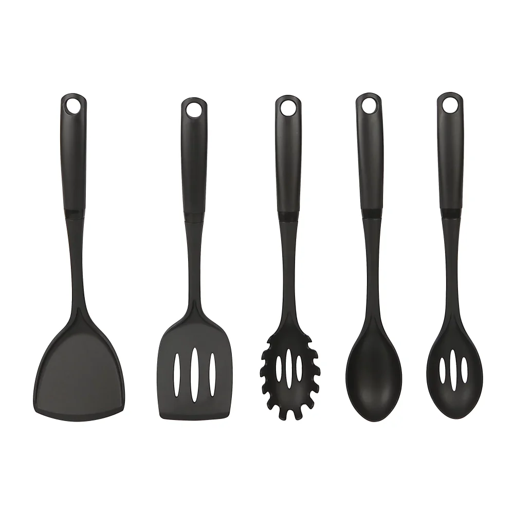 Mainstays Nylon Utensil Set, 8 Piece, Black