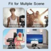 Phone Travel Self Tripod  Aluminum Tall 55” 140CM Stand With Quick Plates Mount Pan Head For Canon Nikon DSLR SLR Digital Camera 6