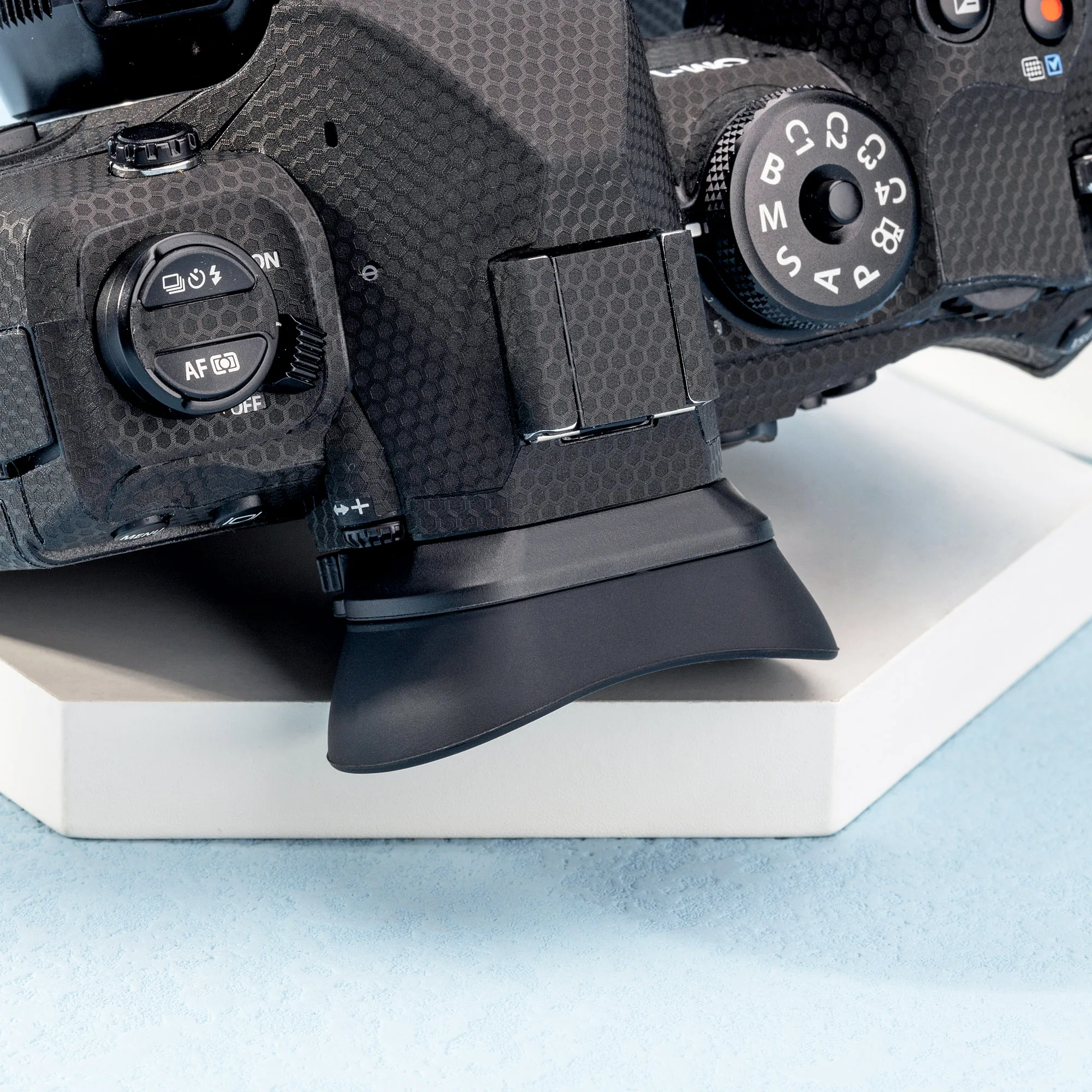 Weiches Silikon lange Kamera Augen muschel Sucher Okular Augen schale für Olympus om System OM-1 ersetzt Olympus EP-18 Eye shade Protector – Detail 8