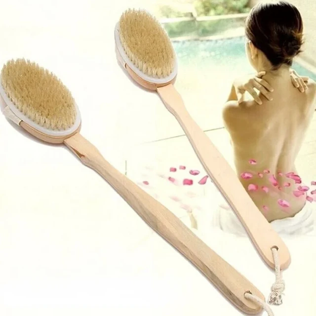 Long Handle Liquid Bath Brush Soft Body Scrubber Shower Exfoliator Scrub  Skin Massager Back Cleaning Brush Bathroom Accessories - Bath Brushes,  Sponges & Scrubbers - AliExpress