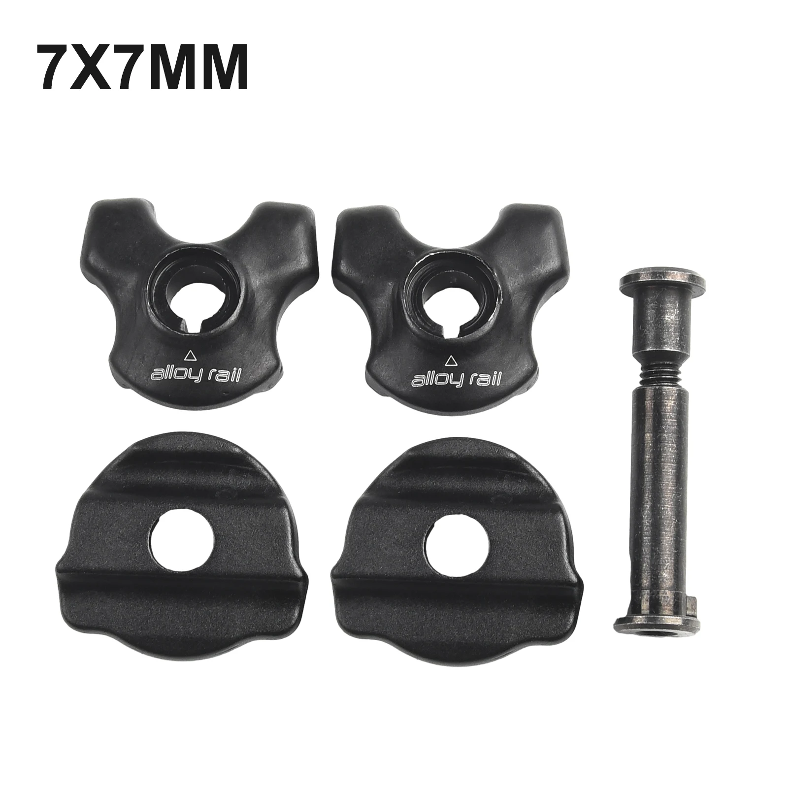 thumbnail image 2 of Bicycle Seatpost Clamp Reusable Black For Carbon Saddle Rails 7x9/7x7mm 2 of 11
