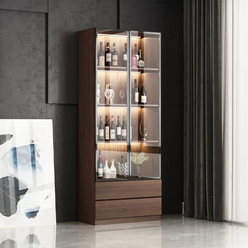 Hanging Bar Cabinet Wine Decoration Nordic High End Furniture Display Accessories Outdoor Open Cabinets Vitrine Showcase Drinks