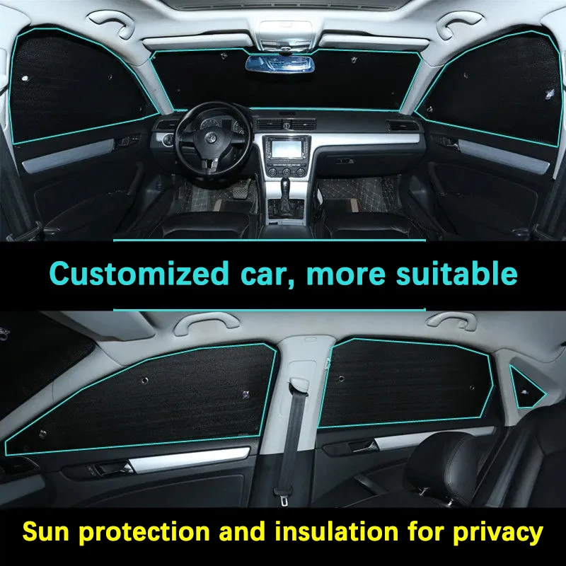 Car Sunshades For Ford Kuga MK2 2012 2013 2014 2015~ Accessories Full Coverage Sunshade Anti-UV Window Visor Privacy Blocks