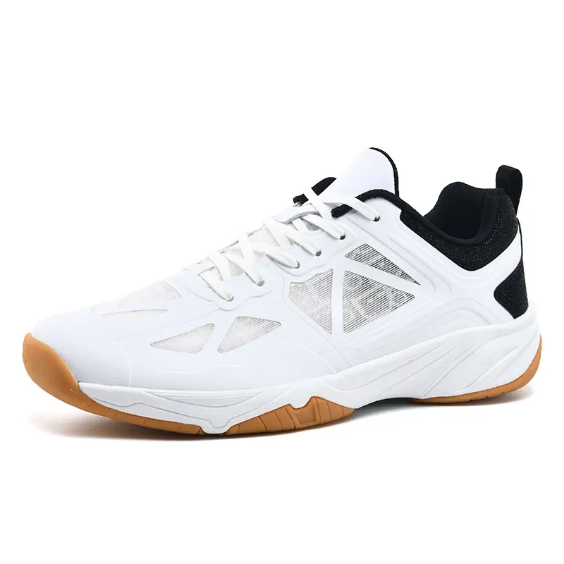 Zapatos de bádminton para hombre, zapatillas de voleibol ligeras de gran  tamaño, zapatos de tenis para hombre (color negro, tamaño: 12.5 mujeres/11